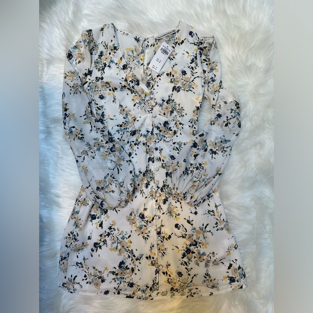 NWT Abercrombie and Fitch Mini Floral Dress XXSP